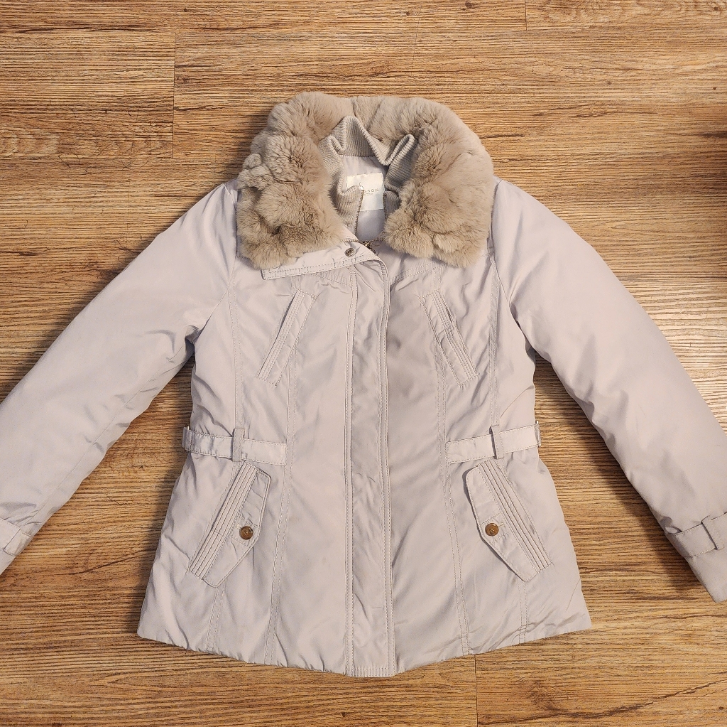 Size Xs - Women's Cresson Prestige Real Fur Collar Jacket
